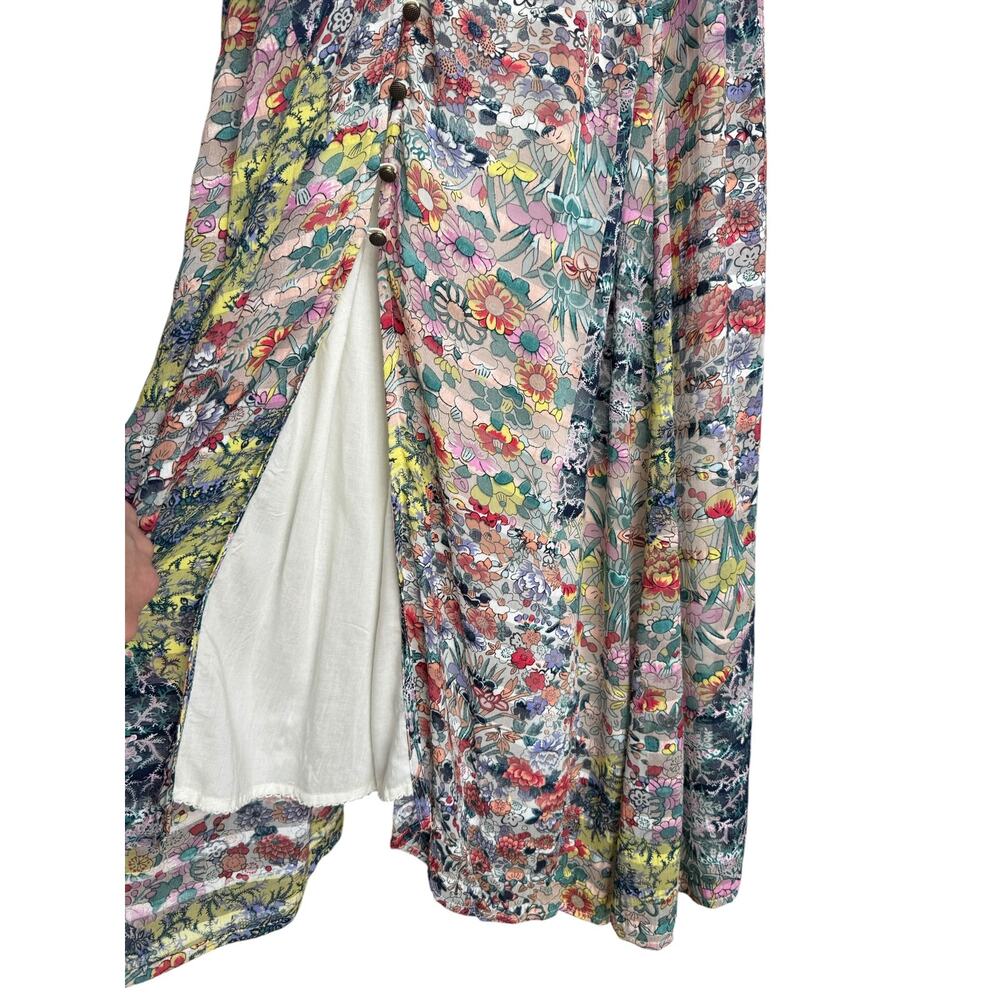 Anthropologie Meadow Rue Floral Maxi Dress Boho Romantic Cottagecore Small - Picture 5 of 12